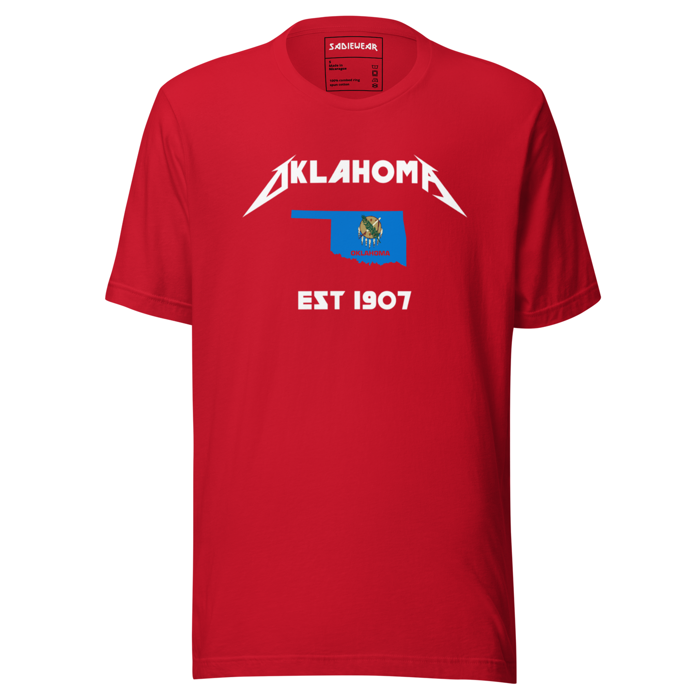 Oklahoma Pride Tee - 100% Cotton, Breathable, Pre-Shrunk T-Shirt